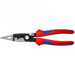 13 92 200 Knipex Alicate para Instalaciones Eléctricas con Doble Mango 6 Funciones