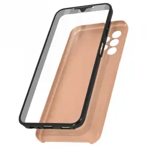 Carcasa Integral Rígida por Detrás y Blanda por Delante Champán Galaxy A13 4G