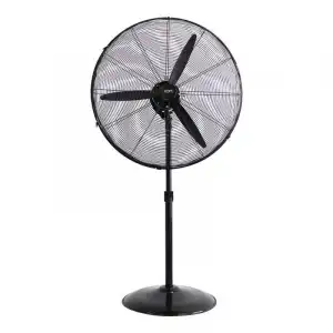 EDM Ventilador de Pie 180W Negro