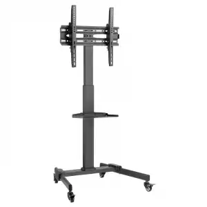 Fonestar - Soporte de suelo Fonestar STS-4244N para TV de 32' a 65', robusto y con ruedas.