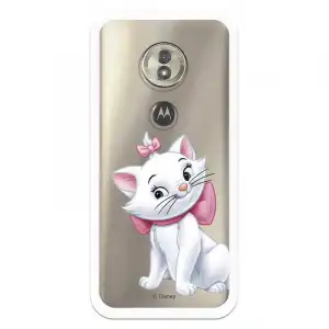 Funda Oficial Disney Marie Silueta Transparente Para Motorola Moto G6 Play - Los Aristogatos