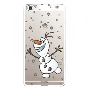 Funda Para Huawei P8 Oficial De Disney Olaf Transparente - Frozen