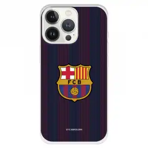 Funda Para Iphone 13 Pro Del Barcelona Rayas Blaugrana - Licencia Oficial Fc Barcelona
