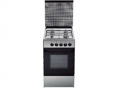 Horno - Jocel JFG4 Inox 007292, 3000 W, 60 l, Gas butano, Válvula de seguridad, Rejillas esmaltadas,