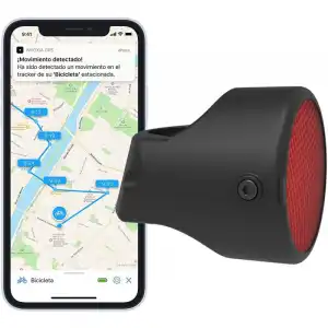 Invoxia Bike Tracker Localizador GPS con Alerta Antirrobo para Bicicletas