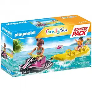 Playmobil Family Fun: Moto de Agua con Bote Banana