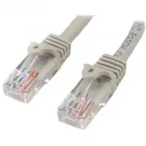 Startech 45PAT10MGR Cable de Red Cat5e RJ45 sin Enganches 10m Gris