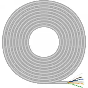 Aisens A135-0660 Bobina Cable de Red RJ45 Cat.6 UTP AWG23 CCA 100m Gris
