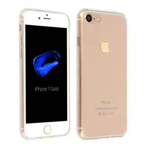 Avizar Funda Protectora de Silicona Transparente Ultrafina Flexible para iPhone 7 / iPhone 8