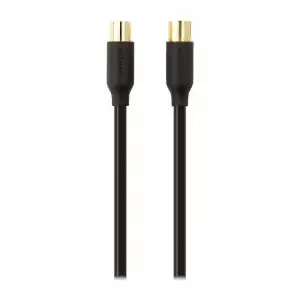 Belkin - Cable Coaxial De Antena Con Conectores De Oro De 2 Metros
