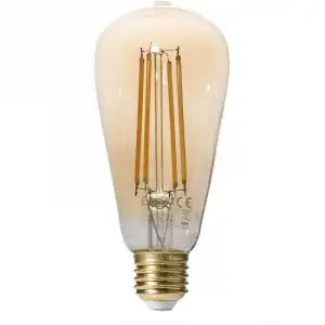 Extrastar Edison Bombilla Filamento LED 4W E27 Blanco Cálido