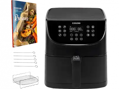 Freidora de aire - Cosori Smart Chef Edition, Control APP, Capacidad 5,5L, Potencia 1700W, Temp máx 205ºC