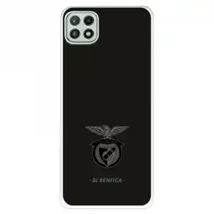 Funda Para Samsung Galaxy A22 5g Del Escudo Fondo Negro - Licencia Oficial Benfica
