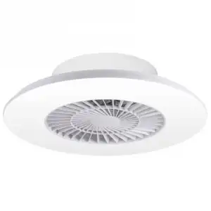 Ledme Ventilador de Techo con Luz LED y Mando 40W Blanco