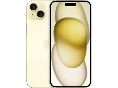 Apple iPhone 15 Plus, Amarillo, 512 GB, 5G, 6.7 " Pantalla Super Retina XDR, Chip A16 Bionic, iOS