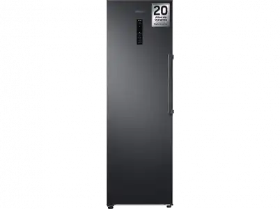 Congelador vertical - Samsung RZ32M7535B1, Twin 185, 323 l, No Frost, Metal cooling, Wi-Fi, Negro