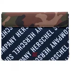 Funda Herschel Spokane Camuflaje Verde para MacBook 15'' Cierre magnético