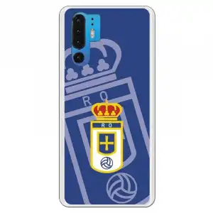 Funda Oficial Real Oviedo Escudo Ro Para Huawei P30 Pro