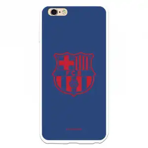 Funda Para Iphone 6 Plus Del Barcelona Escudo Rojo Fondo Azul - Licencia Oficial Fc Barcelona