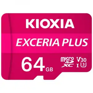 Kioxia Exceria Plus MicroSDXC 64GB UHS-I U3 V30 A1 Clase 10
