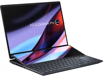 Portátil - ASUS ZenBook PRO 14 DUO OLED UX8402ZE-M3050W, 14.5" WQXGA+, Intel® Core™ i7-12700H, 16GB RAM, 512GB SSD, GeForce RTX™ 3050 Ti, W11H