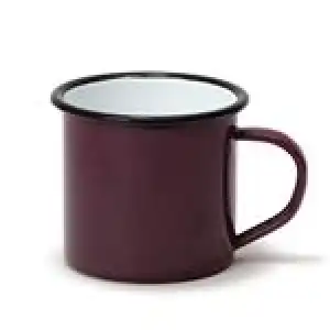 Taza esmaltada 7644 250ml - Granate