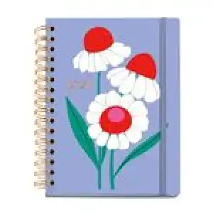 Agenda anual 2024 Miquelrius Plus semana vista Bouquet Flores