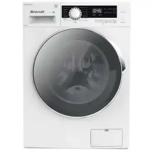 Brandt Lavadora Ojo De Buey 12 Kg 1400 Rpm - Wfb124qw