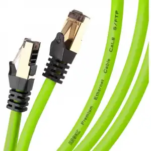 Duronic Cable de Red SFTP Cat8 5m Verde