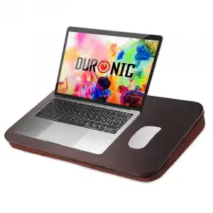 Duronic DML412 Soporte para Portátil hasta 16" con Cojín y Asa de Transporte