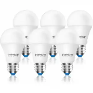 Extrastar Pack 6 Bombillas LED 10W E27 Blanco Cálido