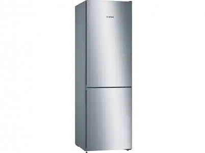 Frigorífico combi - Bosch KGN36VLEA, No Frost, 186 cm, 326 l, Cajón VitaFresh, Refrigeración Súper, Inox