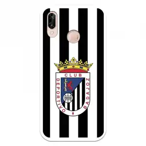 Funda Para Huawei P20 Lite Del Badajoz Escudo Blanquinegro - Licencia Oficial Club Deportivo Badajoz