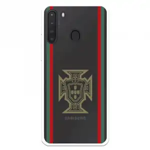 Funda Para Samsung Galaxy A21 Del Federación Portuguesa De Fútbol Escudo - Licencia Oficial Federación Portuguesa De Fú