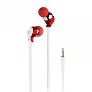 Iluv Party On Auriculares Intrauditivos Blanco/Rojo