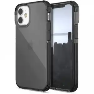Raptic Funda Clear Negra para Apple iPhone 12 Mini