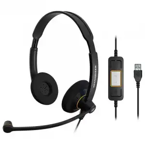 Sennheiser SC 60 USB Auriculares Negros