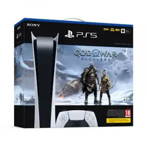 Sony PlayStation 5 Digital Chasis C + God of War Ragnarök Descarga Digital