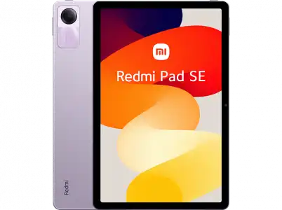 Tablet - Xiaomi Redmi Pad SE, 128 GB, Lavanda violeta, 11" Full-HD+, 4 GB RAM, Snapdragon® 680, Android
