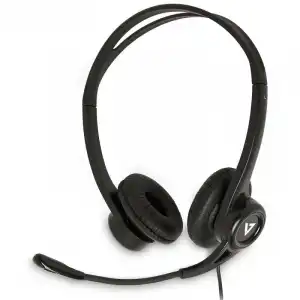 V7 HU311-2EP Auriculares USB Negros