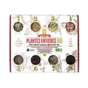 Caja de 8 plantas para preparación de té