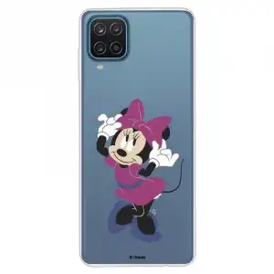 Funda Oficial Clásicos de Disney Minnie Rosa para Samsung Galaxy A12