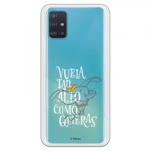 Funda Oficial de Disney Dumbo Vuela tan Alto Dumbo para Samsung Galaxy A51
