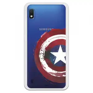 Funda Oficial Escudo Capitan America Para Samsung Galaxy A10