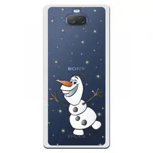 Funda Para Sony Xperia 10 Oficial De Disney Olaf Transparente - Frozen