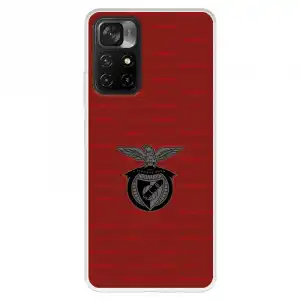 Funda Para Xiaomi Poco M4 Pro 5g Del Escudo Fondo Granate - Licencia Oficial Benfica