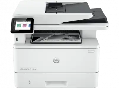 Impresora multifunción - HP LaserJet Pro 4102fdn, 40 ppm, Doble cara, Fax, Smart, Blanco