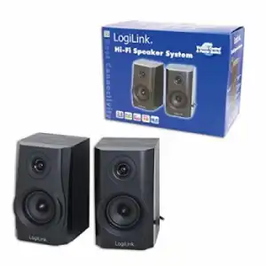 Logilink Sp0028 Altavoces Activa 2,0, Negro,