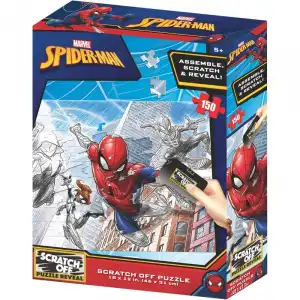Prime 3D Puzzle para Rascar Marvel Spiderman Multi Universo 150 Piezas
