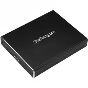 Startech Carcasa USB 3.0 para SSD M.2 2 Bahías Negra